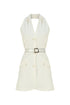 Jasmine halter neck mini dress